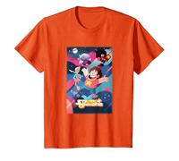 Cartoon Network Steven Universe Poster Camiseta, Niños, Naranja, 12 años