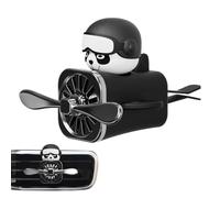 Cartoon Panda Pilot Car Air Freshener, Natural Car Aromatherapy Diffuser, Aromatherapy Fragrance Diffuser for Car, Bedroom, Living Room, Toilet, Cute Panda Car Decoration, Relaxing Air Freshener
