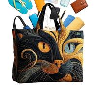 Cartoon Pattern Handbag, Versatile Shoulder Bag, 14.2 Inches Polyester with Printed Feature, Modern Student Travel Holder, Aesthetic Pouch with Vibrant Design, Shopping Tote for Work and Dating