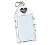 Cartoon Photocard Holder Keychain Kpop Idol Foto Manga Tarjeta De Identificación Identificador Estudiante Bolsa Conedora De Autobuses Manga De Fotoconter