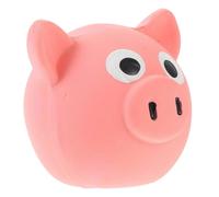 Cartoon Pig Head Chewing Toy Dog Chew Toy Squeaky Dog Toy Puppy Chew Toy Pet Toy