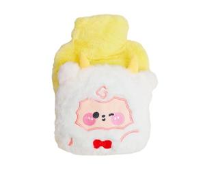 Cartoon Plush Water Bottle - Soft Animal Cover, Warm Heating Bottle for Bed | for Foot Hand Abdomen Neck Leg Women Student Child Sofa Nursery While Sleping, Home Comfort Accessory, Cold releif, coziy