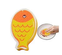 Cartoon Print Scrub Sponges - Durable Kitchen Scrubber Pads For Sink, Pots, Pans & Grill, Multi-Use Cleaning Sponge For Bathroom, Household & Restaurant Use