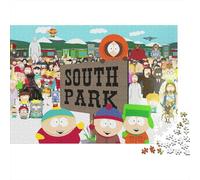 Cartoon Puzzle 3D 1000 Piezas De Madera South_Park - Rompecabezas Imposible para Adultos, Juego Familiar Educativo, Decoración 500pcs (52x38cm)