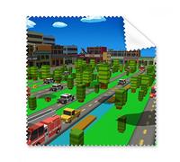 Cartoon Puzzle - Juego de gafas de gafas de gafas para gafas y gafas, gamuza limpiadora de gamuza de limpieza, regalo de teléfono, limpiador de pantalla, 5 piezas
