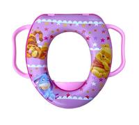 CARTOON Reductor de inodoro para niñas Winnie the Pooh Disney adaptador de inodoro universal con asas rosa, 35 x 30 x 7 cm