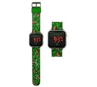 CARTOON Reloj de pulsera digital con pantalla LED, correa de silicona para niños, Minecraft 1, deporte