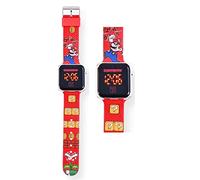 CARTOON Reloj de pulsera digital con pantalla led, pulsera de silicona para niños, Super Mario, pulsera