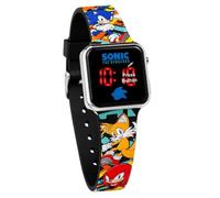 CARTOON Reloj de pulsera digital con pantalla LED y correa de silicona para niños