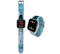 CARTOON Reloj de pulsera digital con pantalla LED y correa de silicona para niños (Frozen)