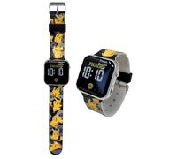 CARTOON Reloj de pulsera digital con pantalla LED y correa de silicona para niños, Pikachu, Correa