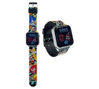 CARTOON Reloj de pulsera digital con pantalla LED y correa de silicona para niños, Sonic (2)