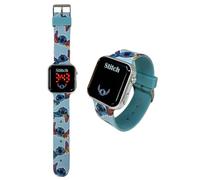 CARTOON Reloj de pulsera digital con pantalla LED y correa de silicona para niños, Stitch (1), Correa