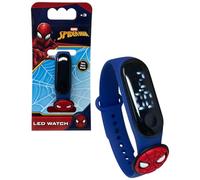 CARTOON Reloj digital para niños con pantalla táctil LED con fecha, correa ajustable de PVC de 25 cm, caja de ABS y lente de plexiglás, 2 pilas AG3 incluidas, idea de regalo para niña o niño