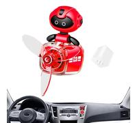 Cartoon Robot Car Air Freshener, Automatic Rotating Car Diffuser, Car Perfume Vent Air Freshener, Car Vent Freshener with Rotating Design, 2.44x1.97x2.17 Inches Small Car Diffuser for Air Freshening