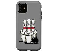 Cartoon Scared Bowling Pins - Funny Sport Bowler tee Carcasa para iPhone 11