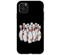 Cartoon Scared Bowling Pins - Funny Sport Bowler Tee Carcasa para iPhone 11 Pro Max