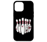 Cartoon Scared Bowling Pins - Funny Sport Bowler Tee Carcasa para iPhone 12 Pro Max