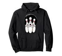 Cartoon Scared Bowling Pins - Funny Sport Bowler tee Sudadera con Capucha