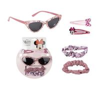 CARTOON Set accesorios para niñas Minnie Disney 5 piezas accesorios pelo gafas de sol