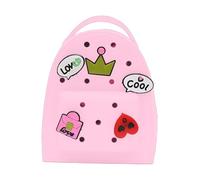 Cartoon Silicone Backpack, Cute Jelly Backpack, Waterproof Silicone Bag, Adjustable Straps, Lightweight Travel Purse, Fun Charm, Girls, Stylish Design, 1-Pack, Versatile And Stylis