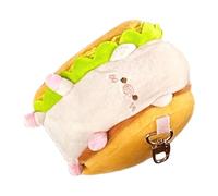 Cartoon Small Change, Bag Small Change, Pouch Hog Sandwich, Purse Tiny Wallet Purse For Women And Girls Versatile Storage Bag For Small Items Women And Girls For Chocolate, Earphone, multicolor,
