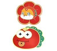 Cartoon Snake Pattern Red Envelope | Creative Lucky Money Bag with Card Slots | Multi-Purpose Red Packets for New Year, Spring Festival, Weddings & Birthdays