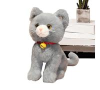 Cartoon Stoffkatze, Katzenplüschpuppen, Niedliche realistische Plüschkatze mit Aussehen, Plüschtier-Kissenspielzeug für Männer, Frauen, Kinder, Familie, Freunde, Kollegen27 cm Simulation Katze Plüsch