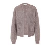 Cartoon Strickjacke Kurz 1/1 Arm Cardigans, Berenjena Oscura, 36 para Mujer