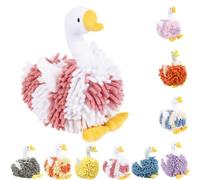 Cartoon Swan Fuzzy Ball Hand Towels,Cute Swan Shaped Stuffed Chenille Hand Wipe with Hanging Loop,Quick Drying Super Soft Microfiber Fuzzy Ball Hanging Towels for Bathroom Kitchen，Pink white