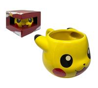 CARTOON Taza de cerámica Pikachu de 500 ml, diseño tridimensional, en caja