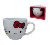 CARTOON Taza Hello Kitty 380ml taza de cerámica modelo ancho jumbo para niños con caja