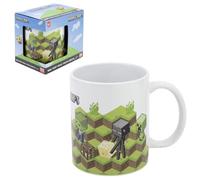 CARTOON Taza Minecraft de cerámica 325 ml, taza de desayuno en paquete