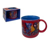 CARTOON Taza Spiderman Marvel doble color modelo mug cerámica taza tazón desayuno 355ml para niños
