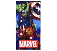 CARTOON Toalla de playa Avengers Marvel microfibra poliéster toalla infantil 240gsm tamaño 70x140cm playa piscina