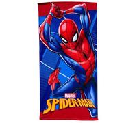 CARTOON Toalla de playa para niño Spider-Man 70 x 140 cm toalla microfibra 100% poliéster secado rápido toalla playa piscina Marvel idea regalo superhéroe