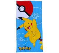CARTOON Toalla de playa Pikachu toalla de microfibra de poliéster para niños 245 gsm tamaño 70x140 cm playa piscina