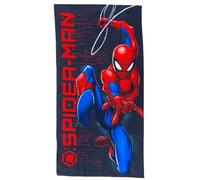 CARTOON Toalla de playa Spiderman Marvel toalla microfibra poliéster para niños 245 gsm tamaño 70x140cm playa piscina