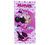 CARTOON Toalla playa toalla Minnie Disney microfibra de poliéster para niños 245gsm tamaño 70x140cm playa piscina