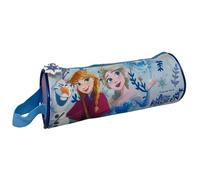 CARTOON Tombolino Estuche Escolar Redondo con Asa Escolar Papelería Organizador Portalápices Colores, Frozen, 23 x 8 x 8 cm, Organizador de bolso