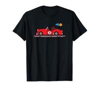 Cartoon Triumph TR3 TR 3 British Racing Sportcar Auto Auto de 8 bits Camiseta