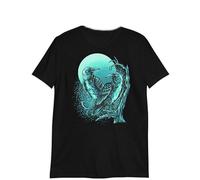 Cartoon Two Crows In The Dark Unisex 100% Cotton Short-Sleeve T-Shirts Black S