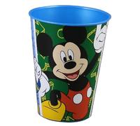 CARTOON Vaso para niños de plástico reutilizable 260 ml BPA Free (Mickey Mouse)