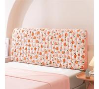 Cartoon Velvet Bed Headboard Slipcover for Kids Bedroom, Dustproof Decor Cover Fits Queen King Full Twin Cal King Size Beds(Pink,170cm/67in)