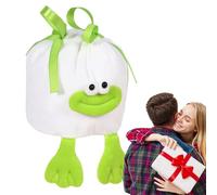 Cartoon Velvet Goodie Bags - Sausage Mouth Drawstring Pouch | Party Favor Candy Bags, Multifunctional Velvet Snack Storage Pouch for Sweets Goodies Birthday Holiday