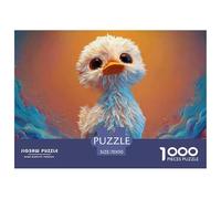 Cartoon Version Duck 1000 Piezas Papel Ecológico Rompecabezas Vibrant Cosmic Imágenes Vibrantes Juego Familiar Puzzle para Niños Pequeños 70x50cm/1000pcs