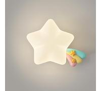 Cartoon Wall Donce LED Room para niños Luz de pared linda lámpara de pared de niños blancos Nordic Caduca Hardling Lighting Fixture Lámparas de pared de 18 W para niñas Nurserías de cabecera Learned