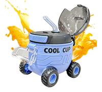 Cartoon-Wasserflasche Für Mädchen - 550 Ml, Auslaufsicheres Trinkgeschirr Mit Trinkhalm, Mars Rover, Reisebecher | Für Büros, Outdoor, Indoor, Auto, Küche, Wandern, Arbeiten, Gehen, Fit