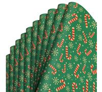 Cartoon-Weihnachtsgeschenkpapier Asudaro 10PCS/6PCS Geschenkpapier50x70cmWeihnachtsbaum/Weihnachtsbonbonstäbchen/Waldweihnachtshirsch/Bunte Geschenkboxen/Liebesweihnachtsbaum/Gestreiftes Box-Design