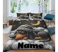 Cartoon Whimsical Funda Edredon Juego de Ropa de Cama de 3 Piezas Impresión 3D Cierre de Dibujo Animado Whimsical Estilo Funda de Edredón Funda de Almohada a Juego for niña Super King（260x220cm）